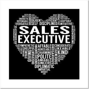 Sales Executive Heart Posters and Art